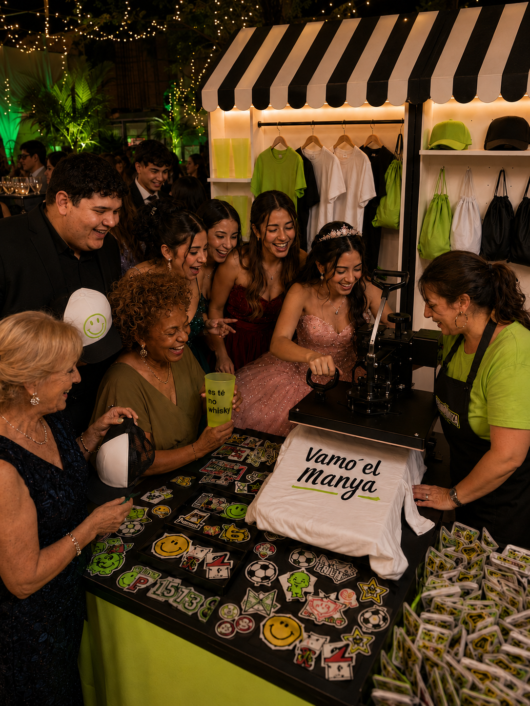 Estampalooza en un evento